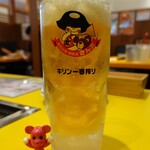 Okonomiyaki Teppanyaki Kinta Izumikita Izumichuo Ten - 生ビール　￥583