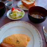 Inatori Resort - 朝食（少し食べかけ…）