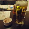 mrkanso Monzennakacho Ten - 「生ビール」と「ポテトベーコンサラダ」。