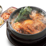 돼지김치순두부 정식