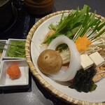 Shabu Shabu Japanese cuisine Kisoji Himonya Ten - 野菜盛り