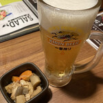 Fukufukuya Aomori Shinmachi Ten - 乾杯の生ビール