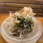 鶏三 - キュウリと鶏の梅肉和え