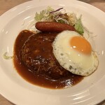 ガスト - ハンバーグモーニングセット