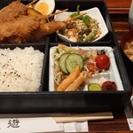 Yuyu - 日替り弁当(ねぎ間フライ)700円