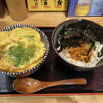 Morinomiya Ouen Sakaba Saizo - 天心飯とキムチ明太マヨうどん　　…