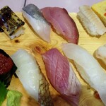 Sushi Kaisen-don no Makihara Mozo Wander City Ten - 10貫にぎり