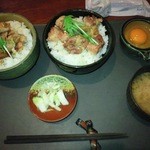 Henjinmon Hyorokudama - 鶏もも変り双子丼　￥８９０