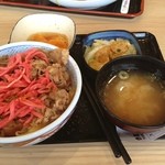 Yoshinoya Toyohashi Hirakawa Ten - 豊橋市。
                        並280
                        お新香セット120
                        たまご50