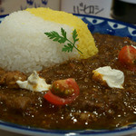 Spice Curry Babiru no To - １）肉カレー（クリームチーズのポークカリー・あいめし・辛口