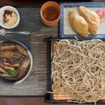 直心庵 - 鴨汁せいろ1320円＆いなり寿司