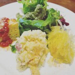 Trattoria Nora Cucina Nagaoka Ten - 前菜　地場産のお野菜を使ってるそうです。