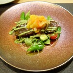 Restaurant Tsujikawa - .....【前菜】戻り鰹のサラダ仕立て.....