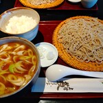 えびな 上野藪そば - 「カレーせいろ＋ご飯（小）」