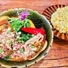 キング ベア - チーズキーマと彩り野菜のスープカレー1400円