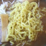 麺家天岳 - 青森お決まりの？多加水細縮れ麺