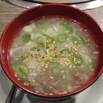 焼肉赤身 にくがとう - コムタンスープ