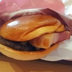 LOTTERIA Sayama Ten - 絶品バーガーはみだしベーコンチーズ☆