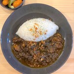 グナ カフェベース - Today's lunch plate　黒ｶﾚｰ