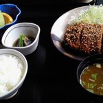 たらふく - ヒレみそかつ定食