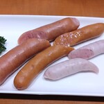 夕焼け麦酒園 - 特選ソーセージ盛り合わせ