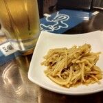 Kochi Sanchoku Izakaya Doreba Kochi - お通しのなめ茸