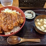 ダイニング美和 - ソースかつ丼ご飯少なめ