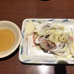 Kakuyasu Beer to Tetsunabe Gyoza 3 6 5 Sakaba Shonandai Ten - 