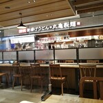 Marugame Seimen Kawasaki Rufuron - 釜揚げうどんの日でも　変な時間(午後４時頃)を狙えば列はたったの３メートル