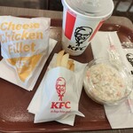 Kentucky Fried Chicken Sapporo Aso Ten - ランチセット&コールスローサラダ