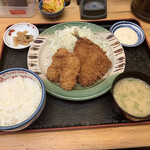 Katsu Sato Marugame Ten - ◆ イカ ＆ アジフライ ランチ ¥690-