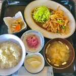 十和田家 - 豚肉しょうが焼定食