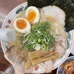 ラーメン魁力屋 - 特製醤油全部のせラーメン