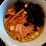 Wafu Ramen Yumeyakata - 基本のラーメンに岩のりトッピング