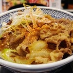 Yoshinoya Nashiyocho Ten - 牛皿・牛カルビ定食877円 御飯大盛無料