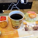 McDonald's Shin Osaka Hankyu Biru Ten - ソーセージエッグマフィンセット ¥440