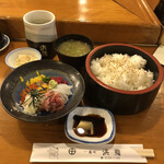 浜鮨 - スタミナ丼一式