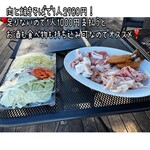 Riverside Restaurant BIBI - これで1人2980円取られるし足りないので、持ち込み料金＋1人1000円支払って、お酒もジュースも食べ物も持ち込みにした方が絶対に良いです！