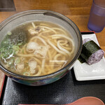 Habikino Udon Fujidera Ten - かすうどんおにぎりランチ　¥500 半玉+¥50