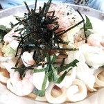 Gusto Suzaka Inter Ten - 大葉と海老の和風サラダうどん