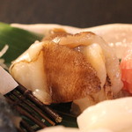 Sanchoku Seafood to Zenkoku Yuiitsu Agetate Tochio Age Ageya - おおみぞ貝