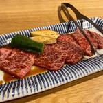 大津苑 - 黒毛和牛上焼肉定食のロース