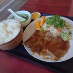 なんだてい - 料理写真:豚味噌焼き定食 980円(税込)。