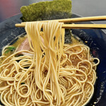 らーめん 金行 - 鶏豚骨醤油拉麺の麺