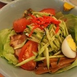 中華園 - 暑い日は「五目冷麺」