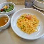 Liebe - 登別産たらこと明太子のパスタ