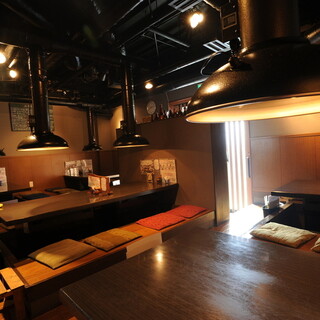 All seats have sunken kotatsu ◆Relaxing space suitable for everyday meals or drinking parties