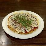 お好み焼き さんちゃん - 府中焼き そば肉玉 (税込)850円 (2022.12.16)