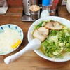 をっちゃんラーメン - 2022年12月　ネギラーメン、ライス