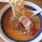 8 Ban Ramen Sabae Ten - 坦々麺。汗が出てくるよぉ～。